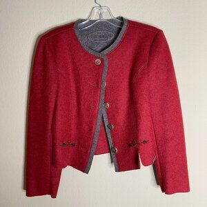 giesswein wool short blazer jacket